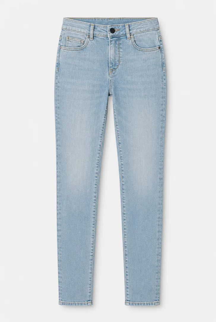 Dar Kesim Denim Pantolon alternatif görünüm
