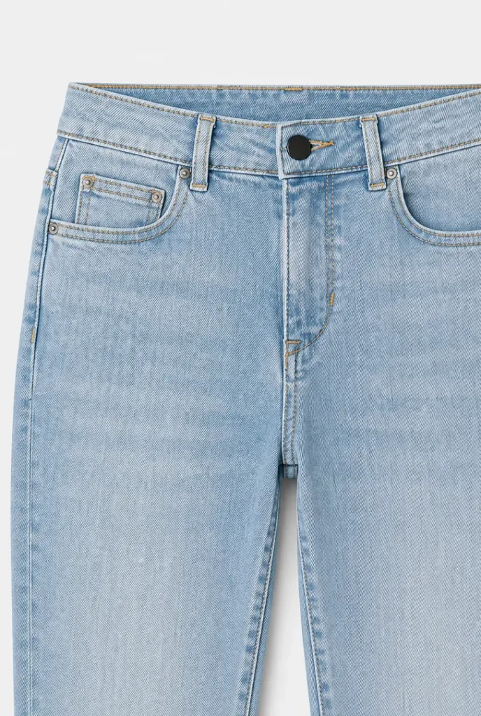 Dar Kesim Denim Pantolon ürün görseli 3