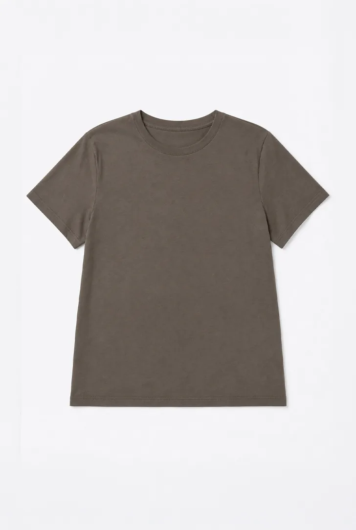 Yan Bağlamalı Crop Tişört alternatif görünüm