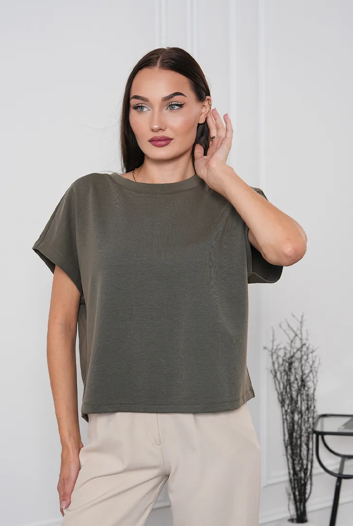 Oversize Kısa Kollu Tişört
